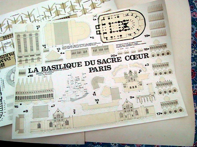 OREL 183 Architecture Massandra Palace scale set 1:150 Paper model kit 